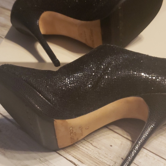 Sale! JIMMY CHOO  PEEPTOE BOOTIES 40 FIT/8.5👇 - Picture 6 of 11